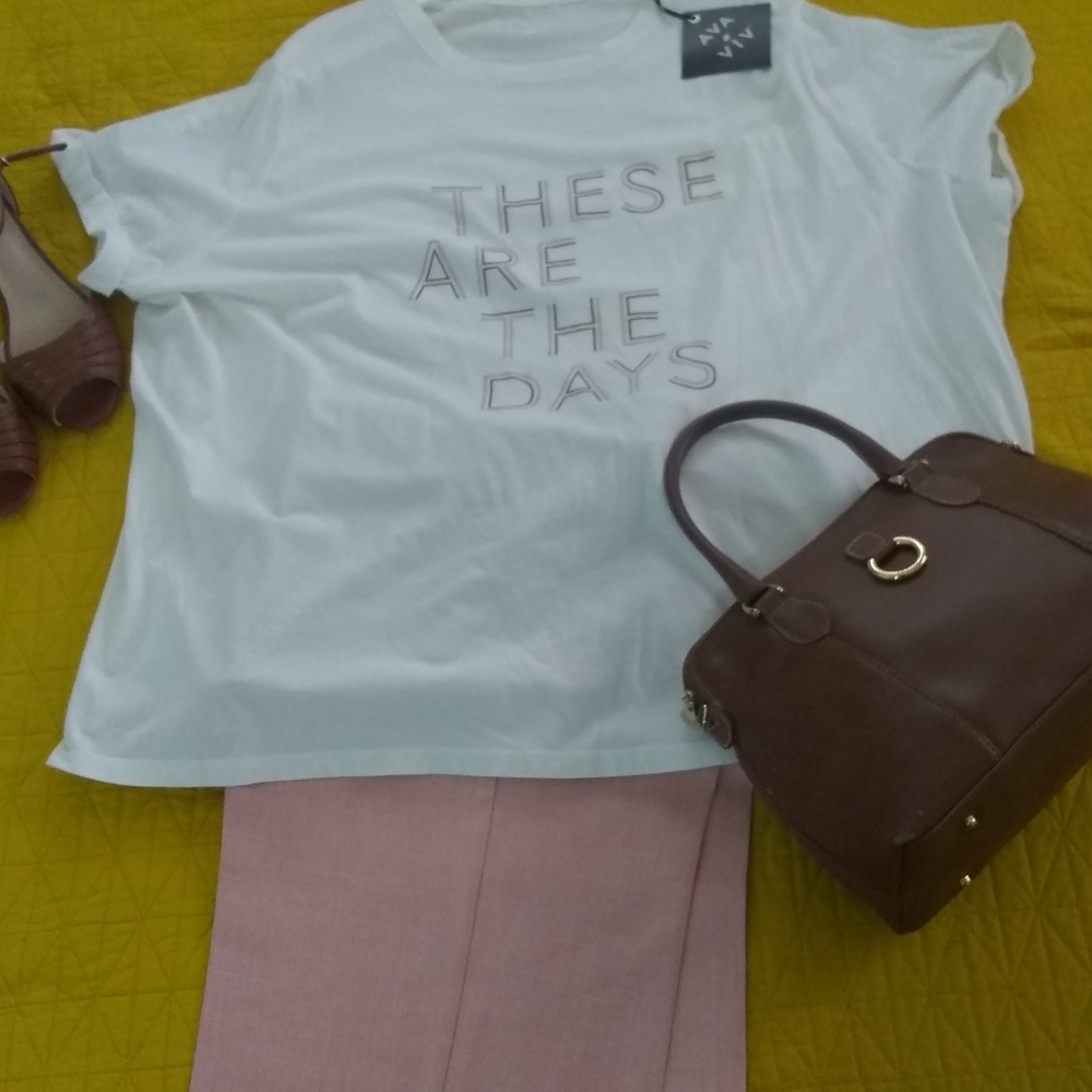 Cute Ava & Viv t-shirt, 4X, New with tags